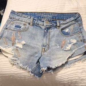 American Eagle Festival Denim shorts, size 8